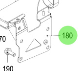 Steyr 2180923-0 - Bracket for Raw Water Pipe on Steyr Marine Engines