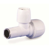 Hep2O Reduced Tee with Spigot Push-Fit Connector
