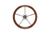 Ultraflex V30 Steering Wheel Mahogany 5 Spoke 350mm