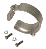 Navalloy Mercury Aluminum Anode; Bravo Bearing Carrier