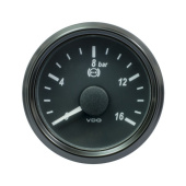 VDO A2C3832710001 - SingleViu 1402 Brake Pressure 16Bar Black 52mm
