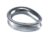 Ronstan Oval Thimbles AISI 316 Stainless Steel – for Wire Ø3–8 mm, Pack of 10