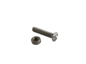 Talamex Stainless Steel AISI 316 Slotted Raised Head Bolt DIN 964 M4x60 (30 pcs)