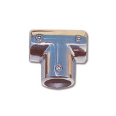 Trem AISI 316 Mirror-Polished Stainless Steel T 90° Pulpit Joint for Ø22–25 mm Pipe