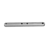 Tecnoseal Fast Boat Hull Bar Anodes – Zinc & Aluminium, 4 Holes