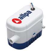 Allpa Bilge Pump With Integrated Level Switch, 75l/Min, 12v, 4a, Ø29mm Hose Connection
