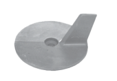Allpa Magnesium Anode Mercury/Mariner/Force/Honda Outboard, Skeg (OEM 41107ZW1B01)