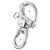 Plastimo 100703 - Snap shackle st. steel with swiveling 90mm