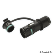 Osculati 14.372.05 - 2/3/4-pole socket for panel or bulkhead mounting, snap connection
