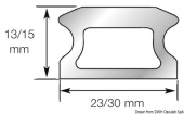 Osculati 68.743.02 - Drilled Track 2 3026 mm