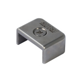 Antal 691.341/AL - Aluminum End Fitting For T-Track 40x8 (Silver Anodized)