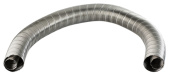Wallas 2448 - Stainless Steel Exhaust Hose, Ø28/45 mm