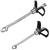 Allpa Stainless Steel Arm-operated Turnbuckle With Aluminum Folding Arms & Snaphook, Max. Stay Ø5mm
