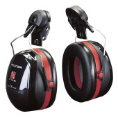 3M H540P3E - Hearing Protector Peltor Optime3 Helmet Mounting Black/Red (SNR 34 dB)