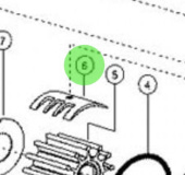 Jabsco 30929-1000 - Cam Spare Part