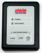 SeaFire 131-460 - Fire Extinguishing System Monitor + Engine Stop, RJ45, Rectangular