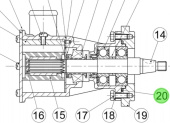 Jabsco 29647-0100 - 080 Spare Shaft