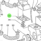 Nanni Diesel 970301408 - Thermostat Cover Gasket for Heat Exchanger