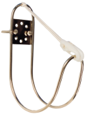 Allpa Stainless Steel Lifebuoy Holder For Railing Mount (Ø25mm) Or Bulkhead Mount
