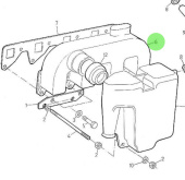 Nanni Diesel 970307412 - Inlet Manifold for Air Filter Assembly