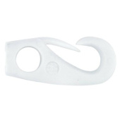 Euromarine Special Nylon Snap Hooks for Bungee Cord, White