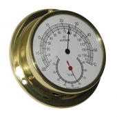 Altitude Thermometer/Hygrometer Brass Ø97 mm