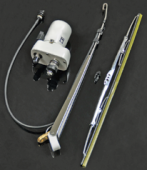 Allpa Windshield Wiper Kit, Model 'Bravo'; Motor, Wiper Arm, Wiper Blade, 3-Position Pull Push Switch