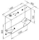 Osculati 52.173.04 - Tank For Drinkable Water 390 l Left