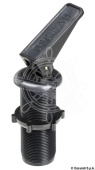 Osculati 18.535.00 - Expandable Water Drain Plug With Bushing Black