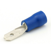 Spade Connector - Blue - 4.8 x 0.5 mm - 100 pcs