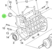 Nanni Diesel 970310892 - Cover Plug for Governor and Regulator Assemblies
