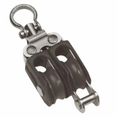 Barton N00231 - Size 0 20mm Plain Bearing Pulley Block Double Swivel & Becket