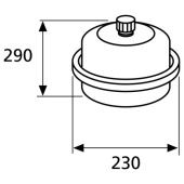 Webasto 1320545A - Pressure Expansion Tank 8 Litre