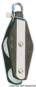 Viadana Plastinox Fiddle Block with Swivel or Fixed Head for Rope up to 8-12 mm, 34-56 mm Sheave