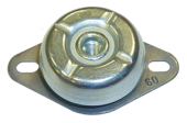 Allpa Vibration Damper, 50° Shore, Inner Thread M8, Dims. 85x54x25mm, Max. 400n (Stiffness 90n/Mm)