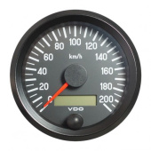 VDO 437-035-003C - Cockpit International Speedometer 200 Km/h 80mm 12-24V