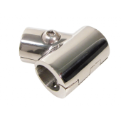 FNI AISI 316 Stainless Steel 60° Hinged Opening T Pulpit Joint, Ø22–25 mm