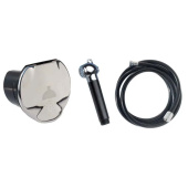 Belship 034085Z - Black Stern Shower Stainless Steel + Handset 2m Hose