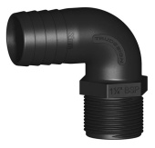 Tru Design Hose Connector 90° (Unequal) 38mmx1 1/4”BSP