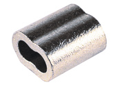 Talamex Sleeves for Stainless Steel Wire – Nickel Plated Copper, for Wire Ø1.5–8.5 mm, Pack of 50