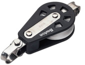 Barton 13121 - Single Block With Reverse Shackle Becket Size 3 10mm