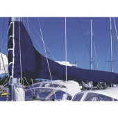 Plastimo 37969 - Mainsail covers - Dralon, royal blue 3 m