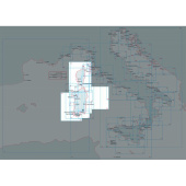 Navigation Chart Corsica And Sardinia From Capo Corse To Alistro And Elba Island