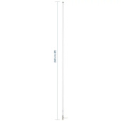 Scout PF AN NCB0006 - CB Fiberglass Antenna 2,4 m (8′) Length