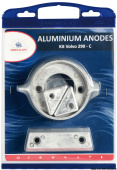 Osculati 43.343.01 - Anode Kit For Volvo Engines 290 Aluminium