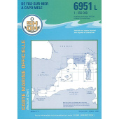 Plastimo P203005 - Unfolded Map Mediterranean Sea - Coasts