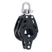 Harken HK2663 Carbo Air Block 75 mm Double with Becket for Rope 14 mm 