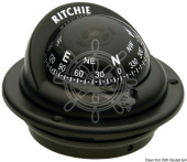Osculati 25.080.01 - Compass RITCHIE Trek 2 "1/4 (57 mm) with compensators and illumination, Tie-in, Black-black