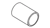 Parker 01178759DS 1-1/2" MPT × 1-1/2" VIC Adapter with O-Ring
