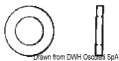 Osculati A2 AISI 304 Stainless Steel Large Diameter Flat Washers, 3× Nominal Diameter, M3–M16